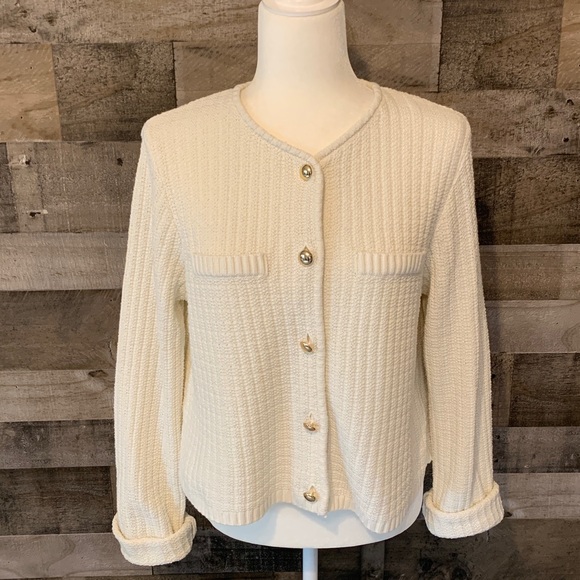 H&M Sweater Jacket with gold buttons - Picture 15 of 16